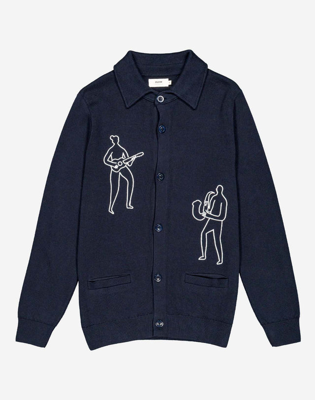 Jam Cardigan - Navy