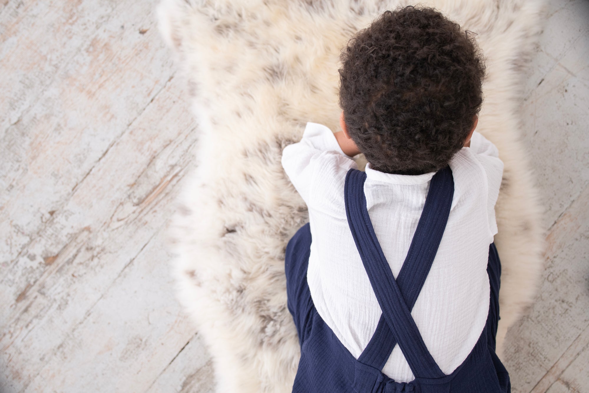 Frankie Dungarees - Navy