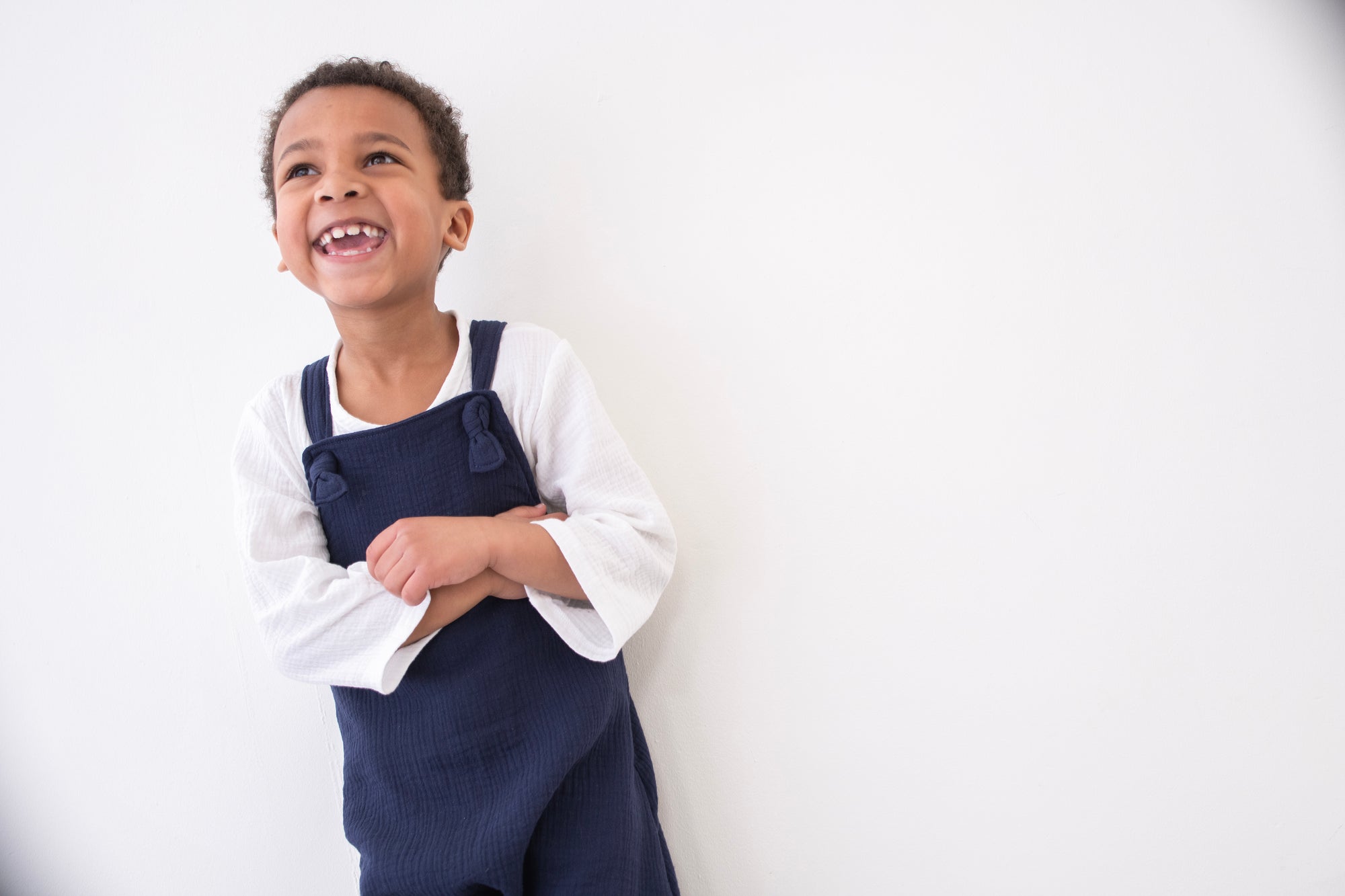 Frankie Dungarees - Navy