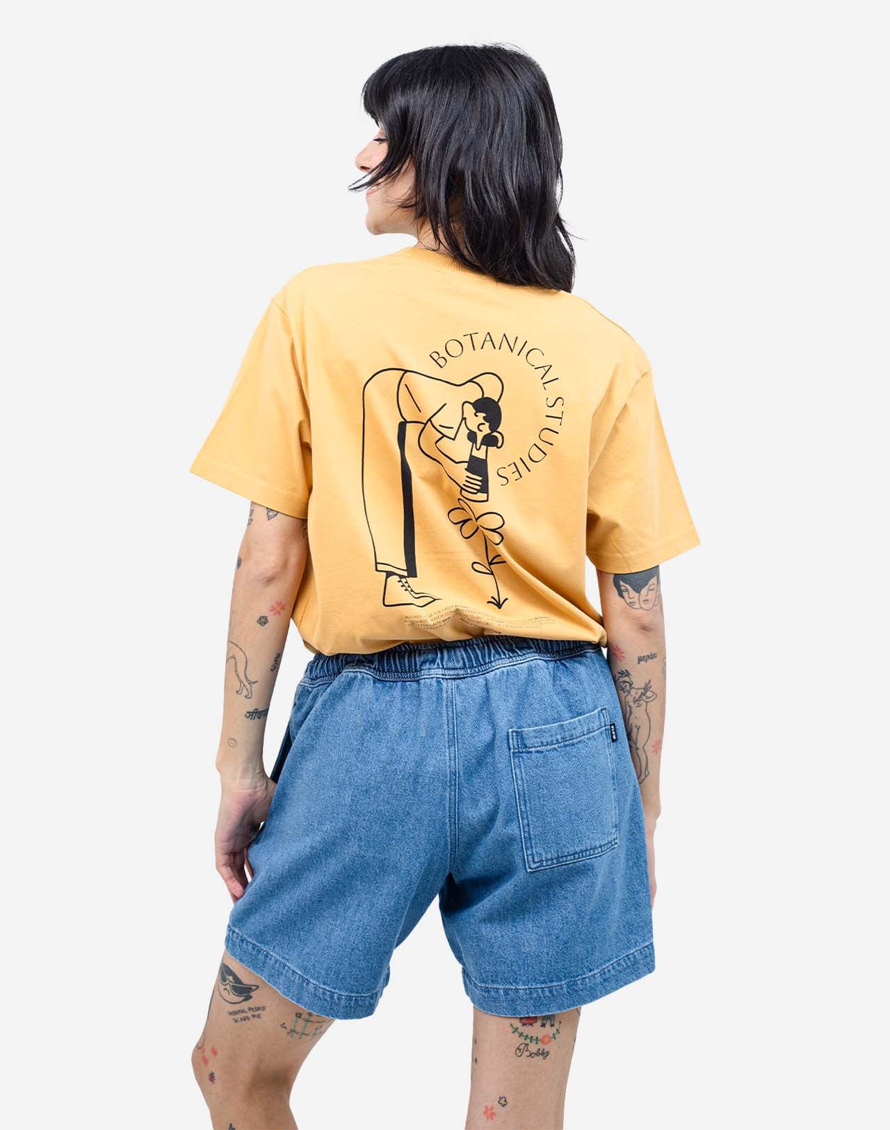Botanical T-Shirt - Ochre