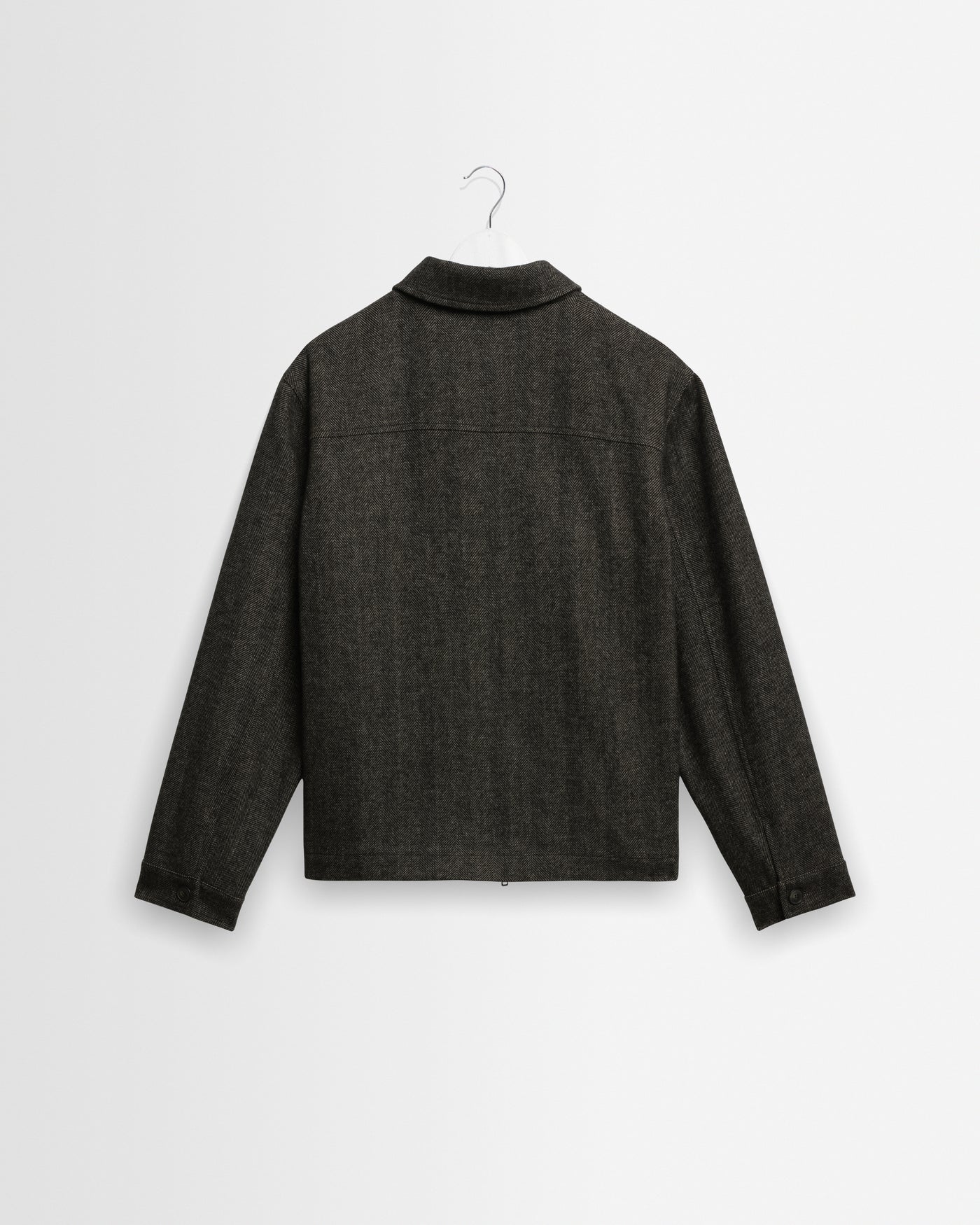 Osier Jacket Brushed Herringbone - Brown / Black