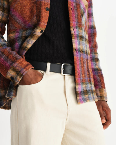 Paton Leather Belt - Black