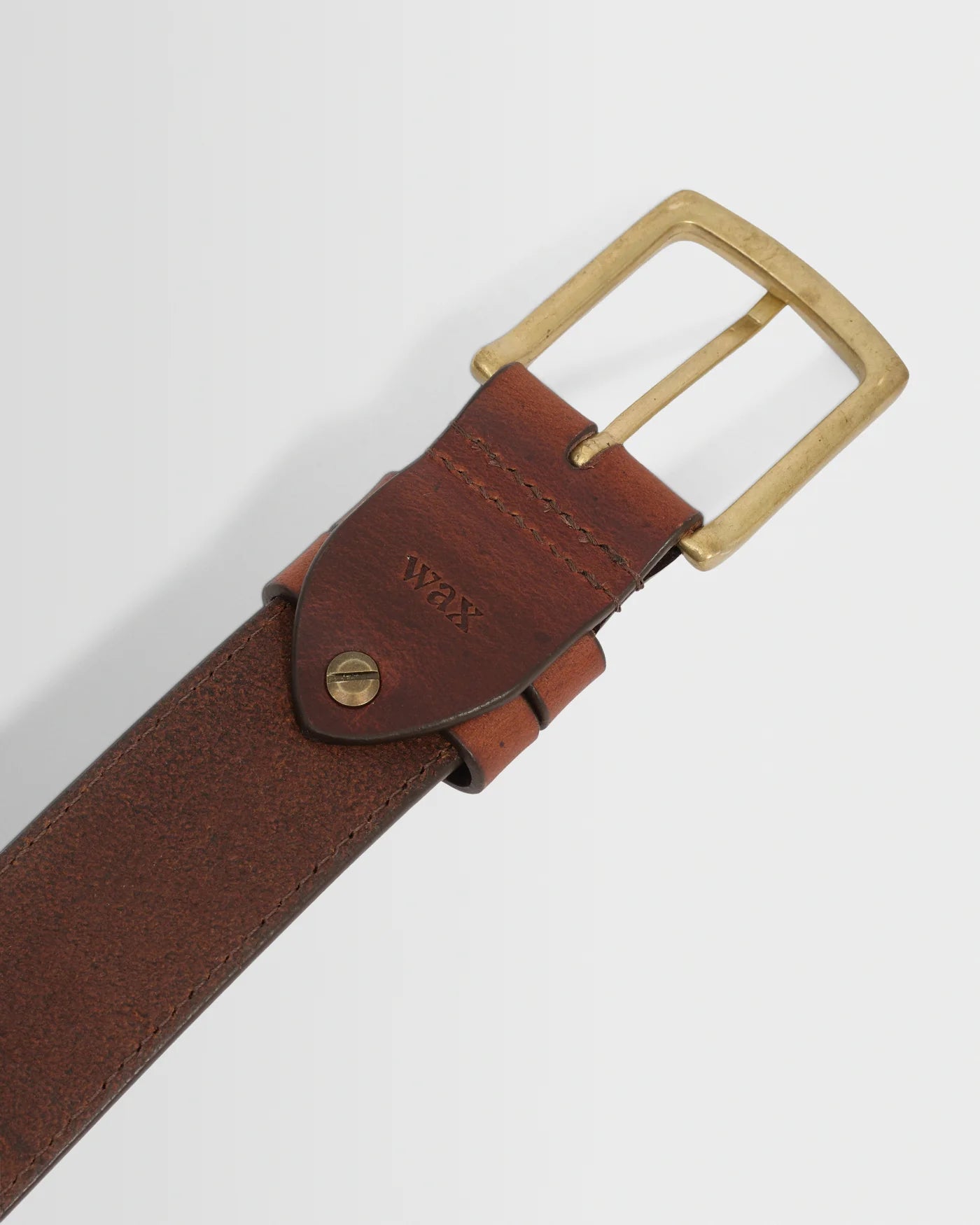 Paton Leather Belt - Brown