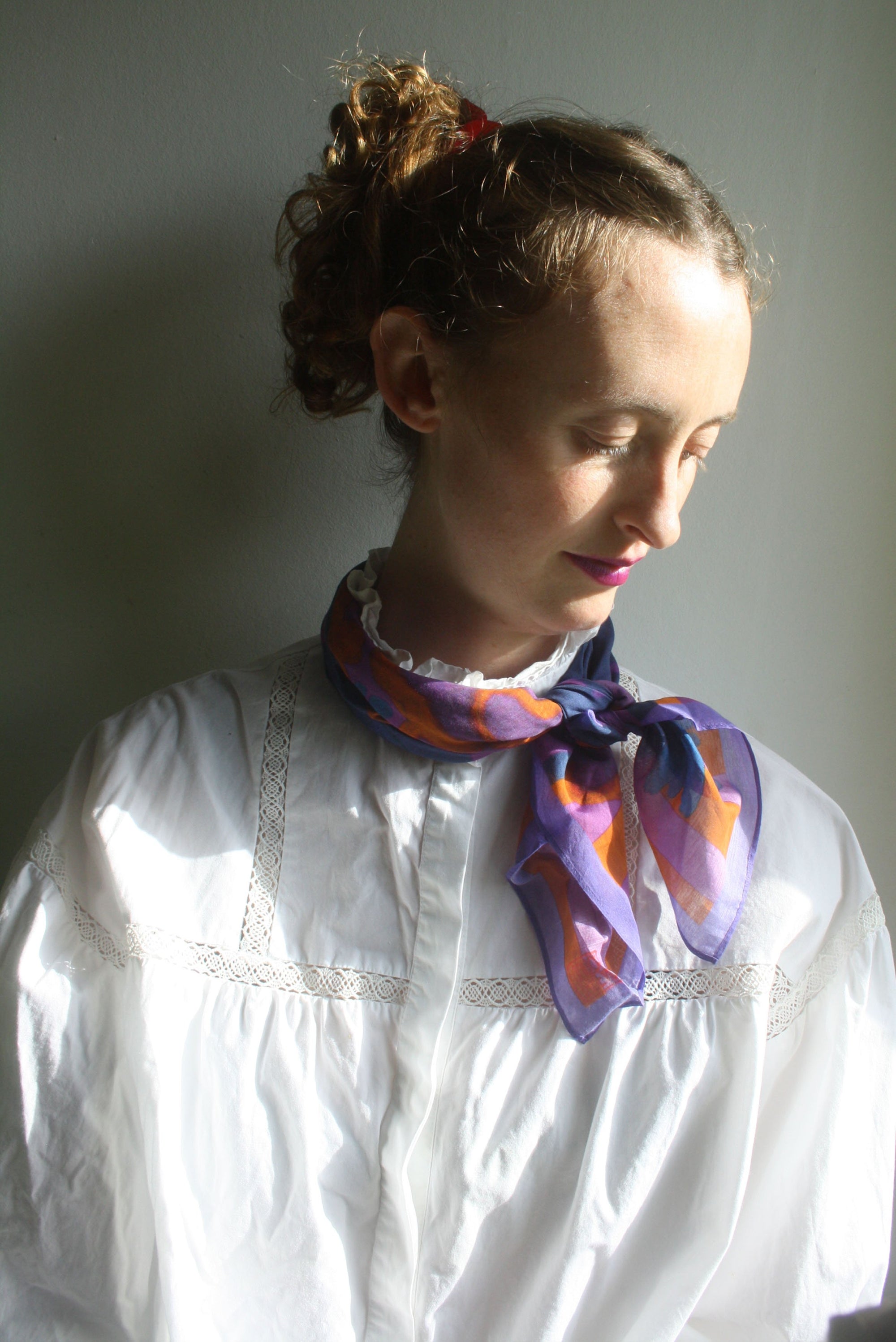 Silk/Cotton Scarves - Summer in Bloom