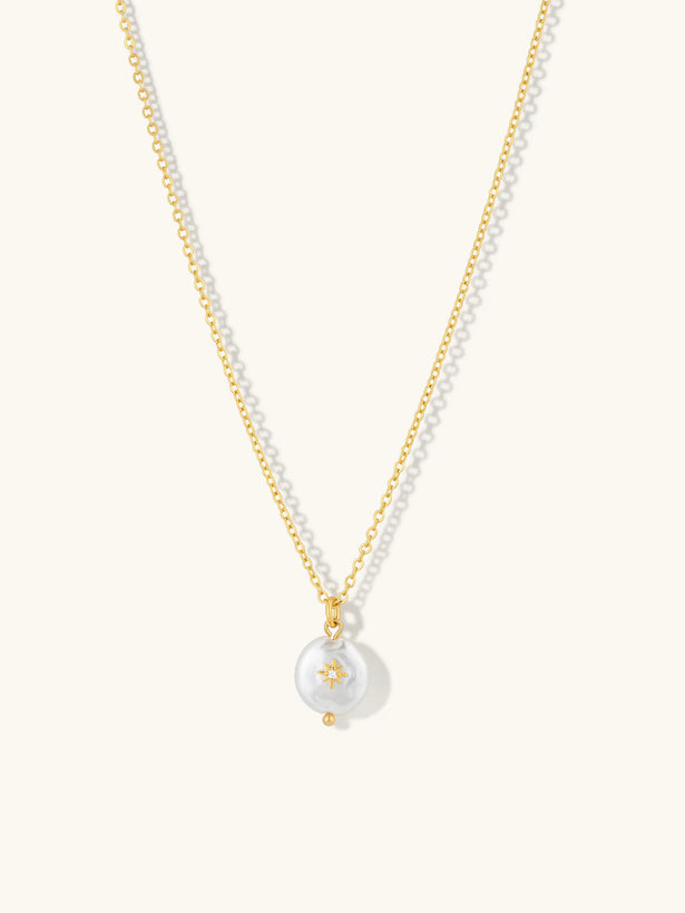 Pyla Pearl Necklace -  Gold Plating/Freshwater Pearl