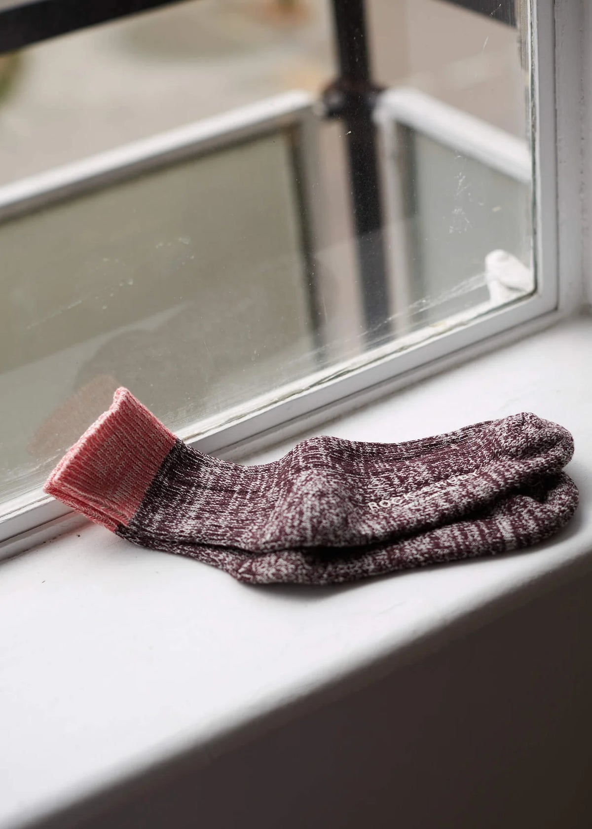 Elsie Cotton Socks - Dark Cherry