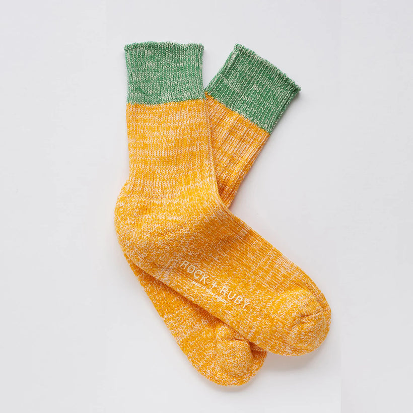 Elsie Cotton Socks - Sunny Yellow