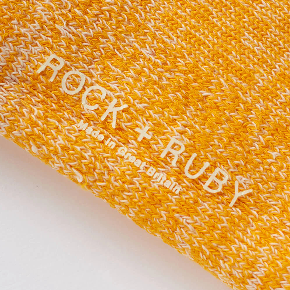 Elsie Cotton Socks - Sunny Yellow