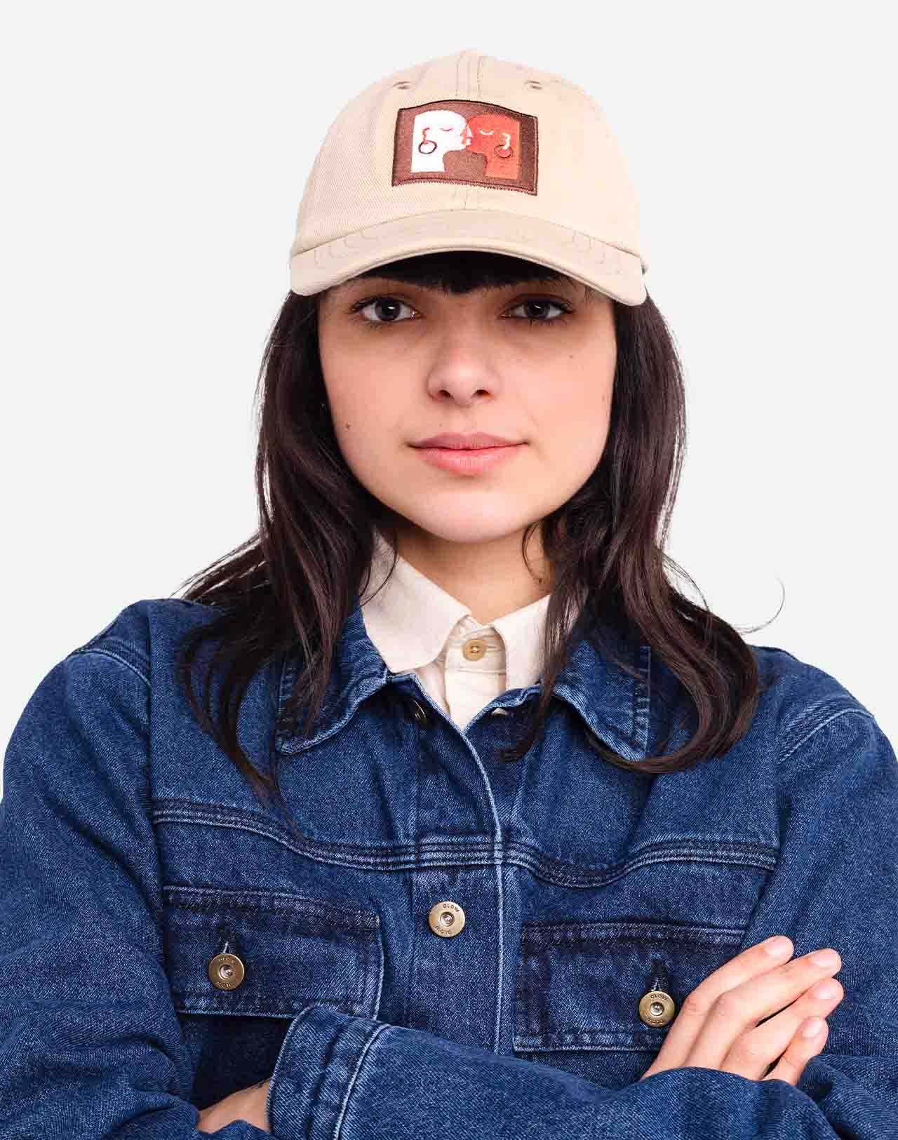 Kiss Six Panel Cap - Sand
