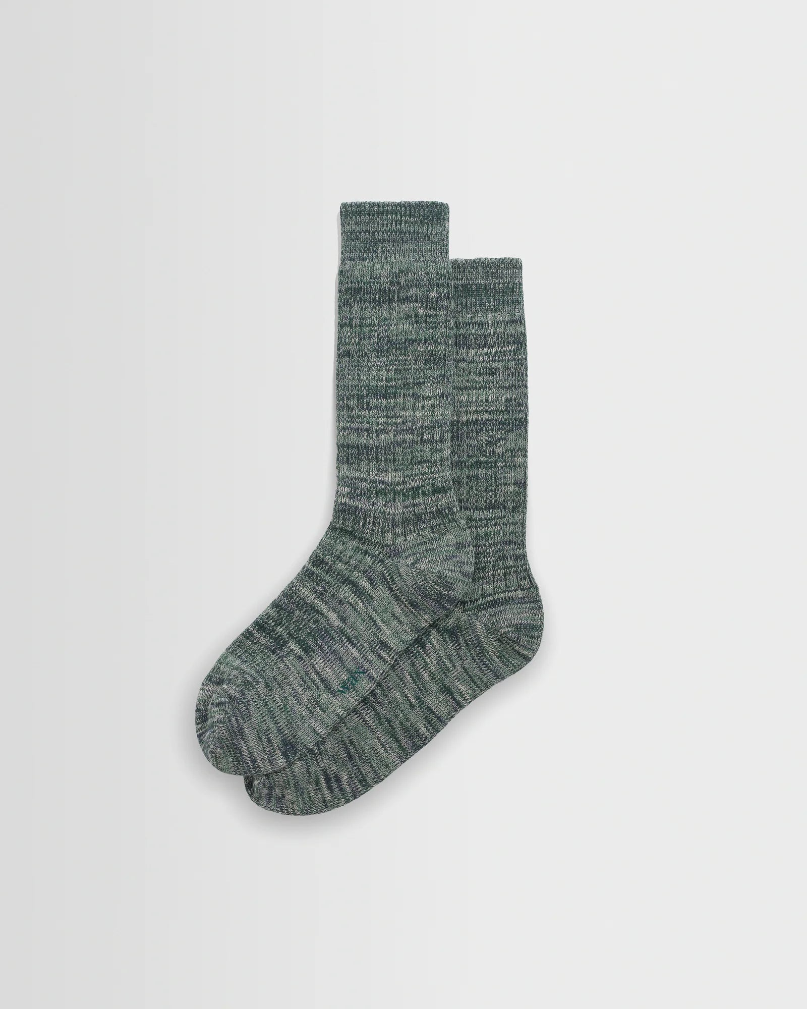 Sandwell Sock - Ecru/ Green