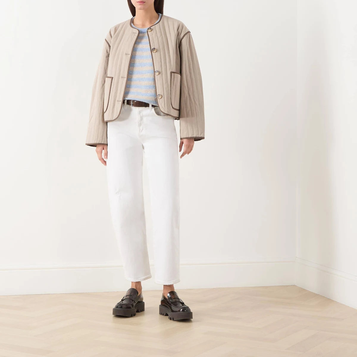 Malina Quilted Jacket - Pure Cashmere