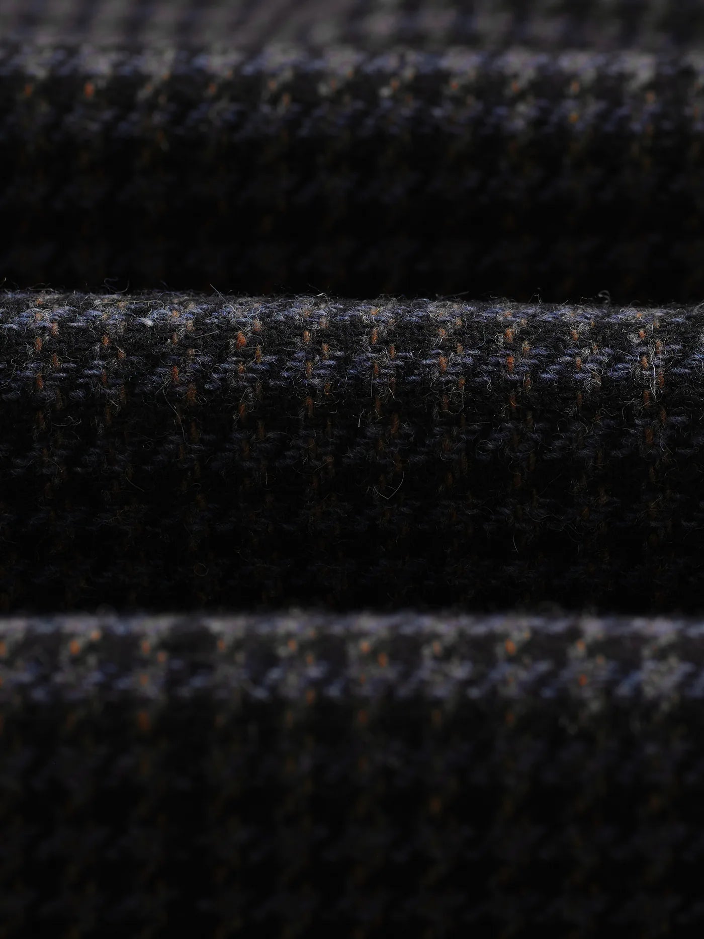 Stan Coat - Puppytooth Check Navy/Grey