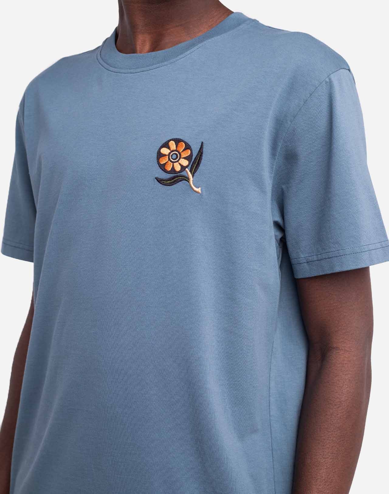 Ikeba T-Shirt - Steel Blue