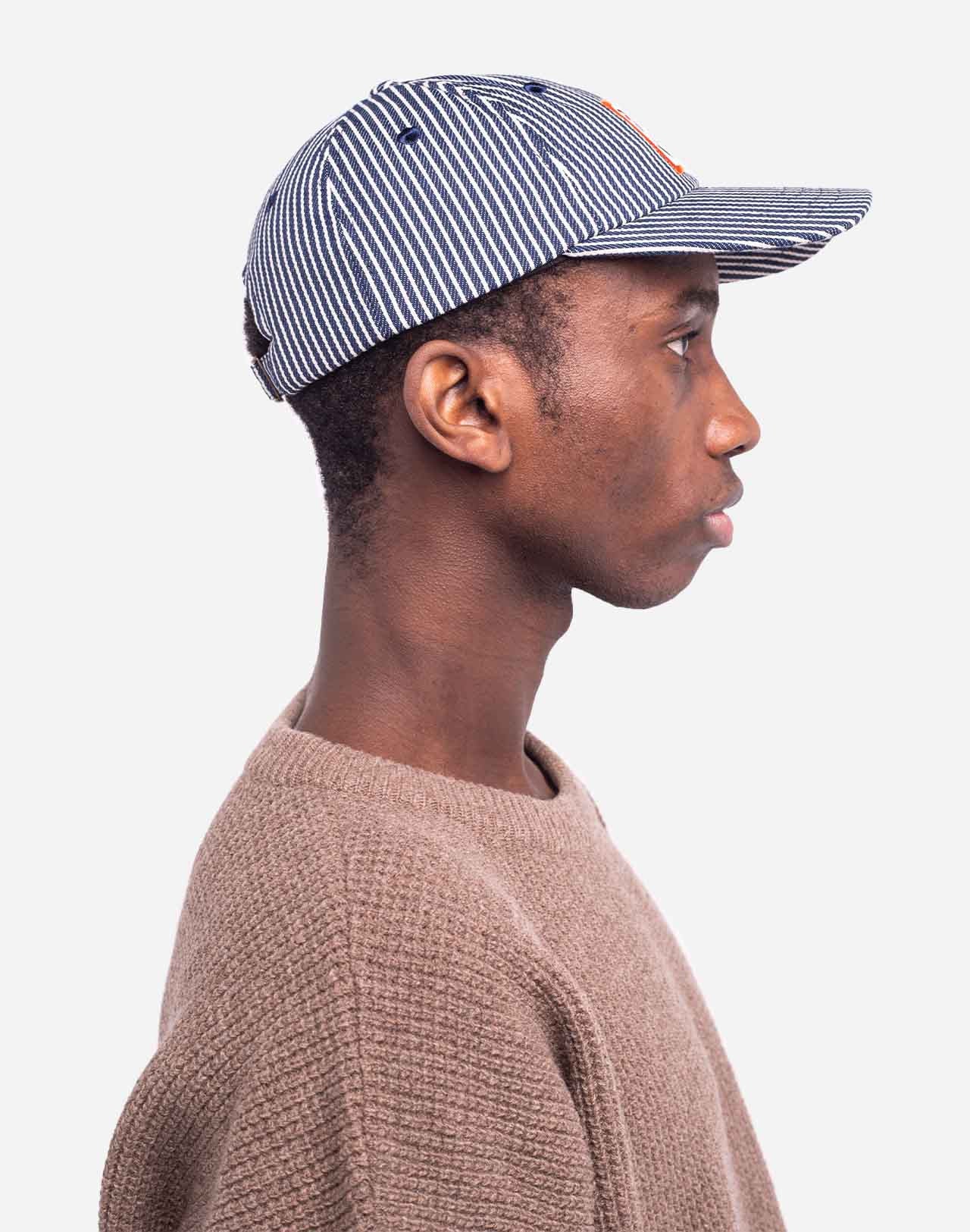 Six Pannel Striped Cap - Bud