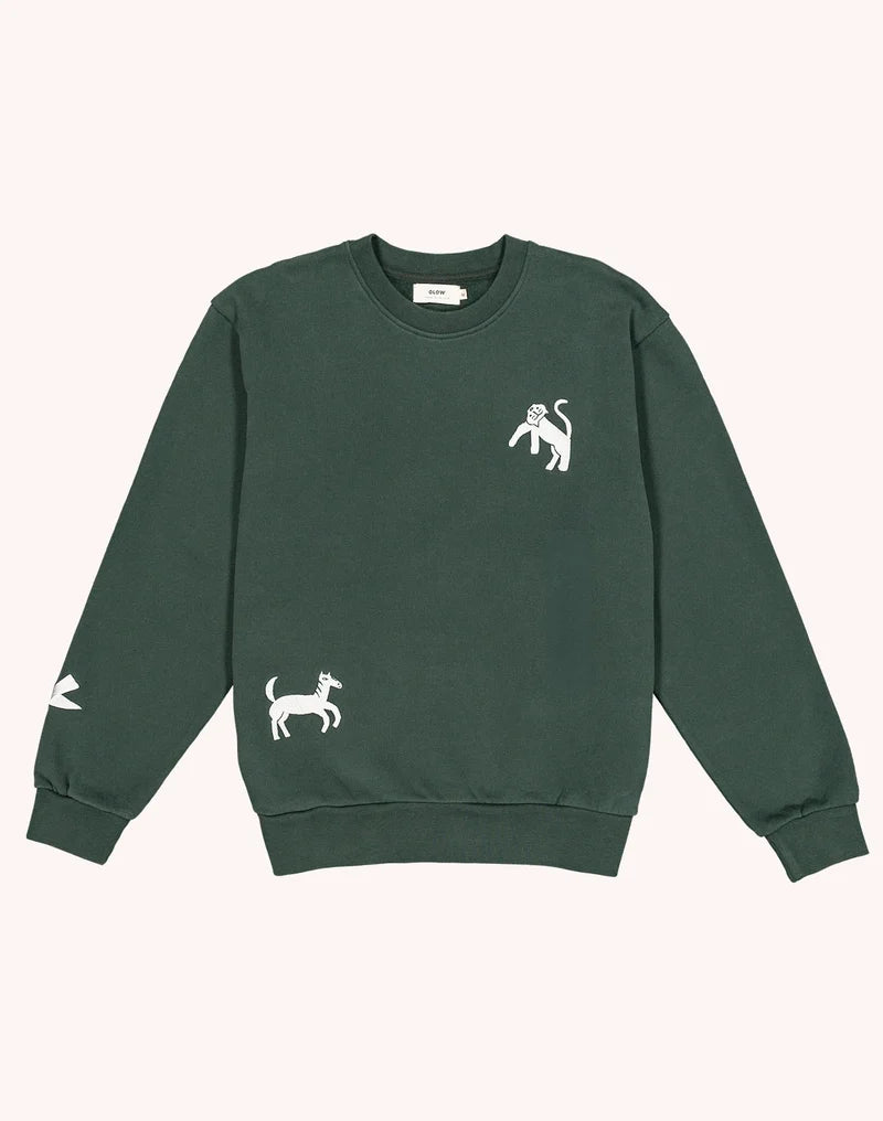 Wild Sweatshirt -  Larch Green