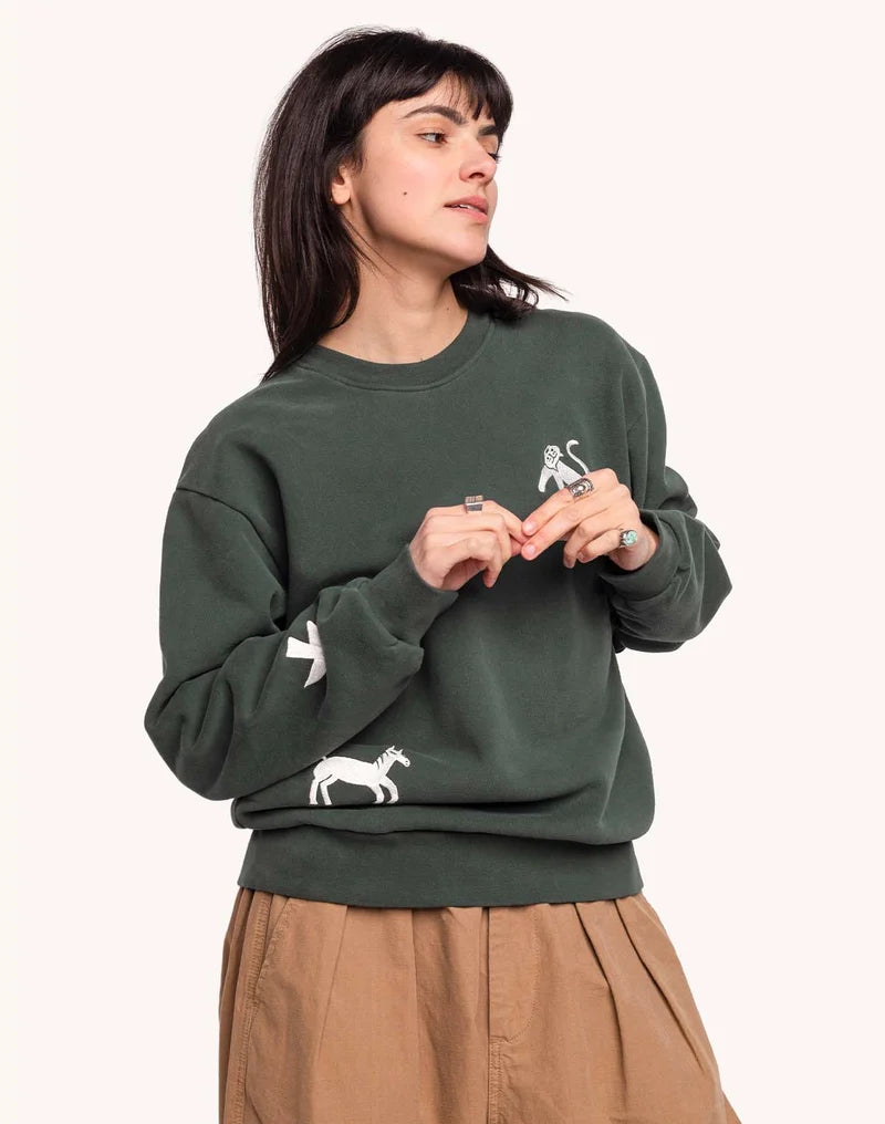 Wild Sweatshirt -  Larch Green