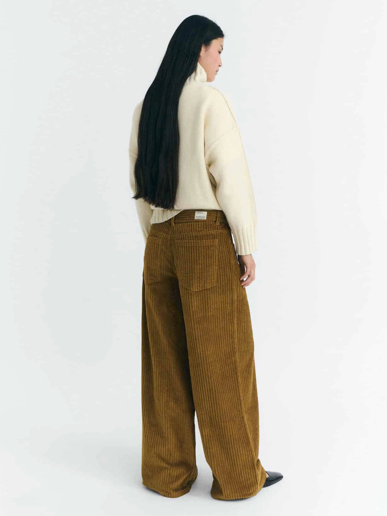 Hedda Corduroy Pants - Light Oak Brown