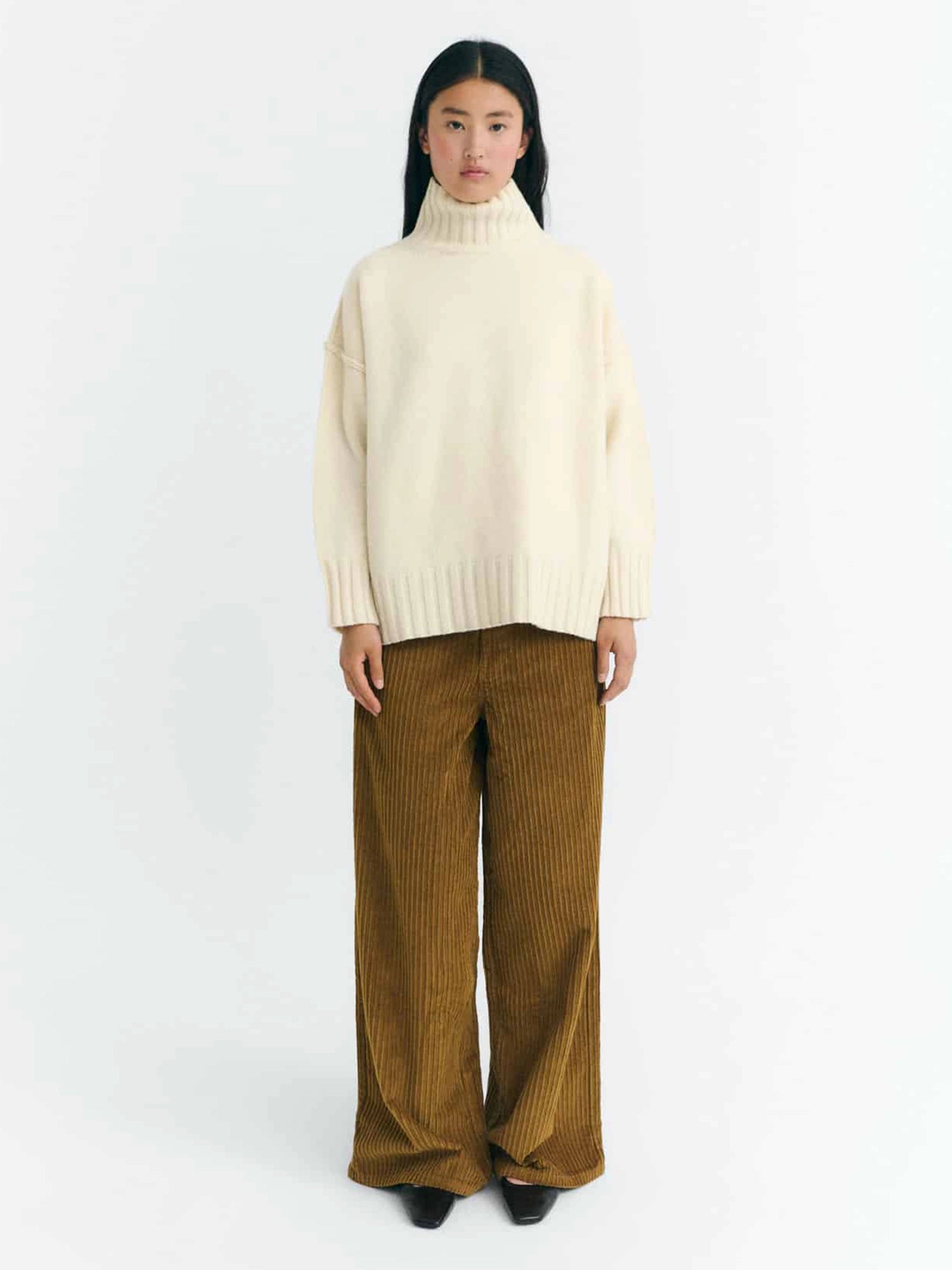 Hedda Corduroy Pants - Light Oak Brown