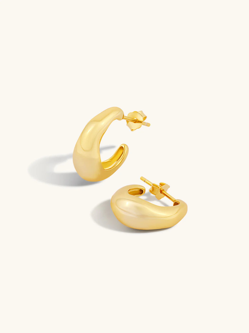 Tidal Hoops - Gold Plating