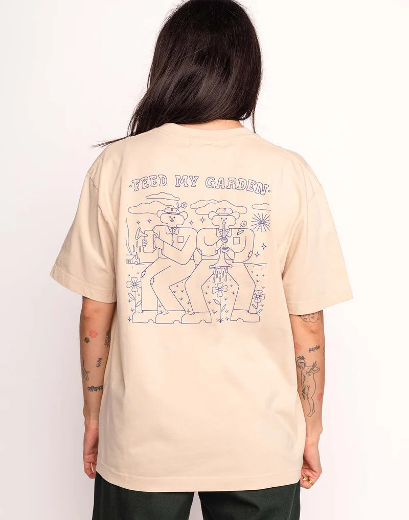 Feed My Garden T-Shirt - Cream