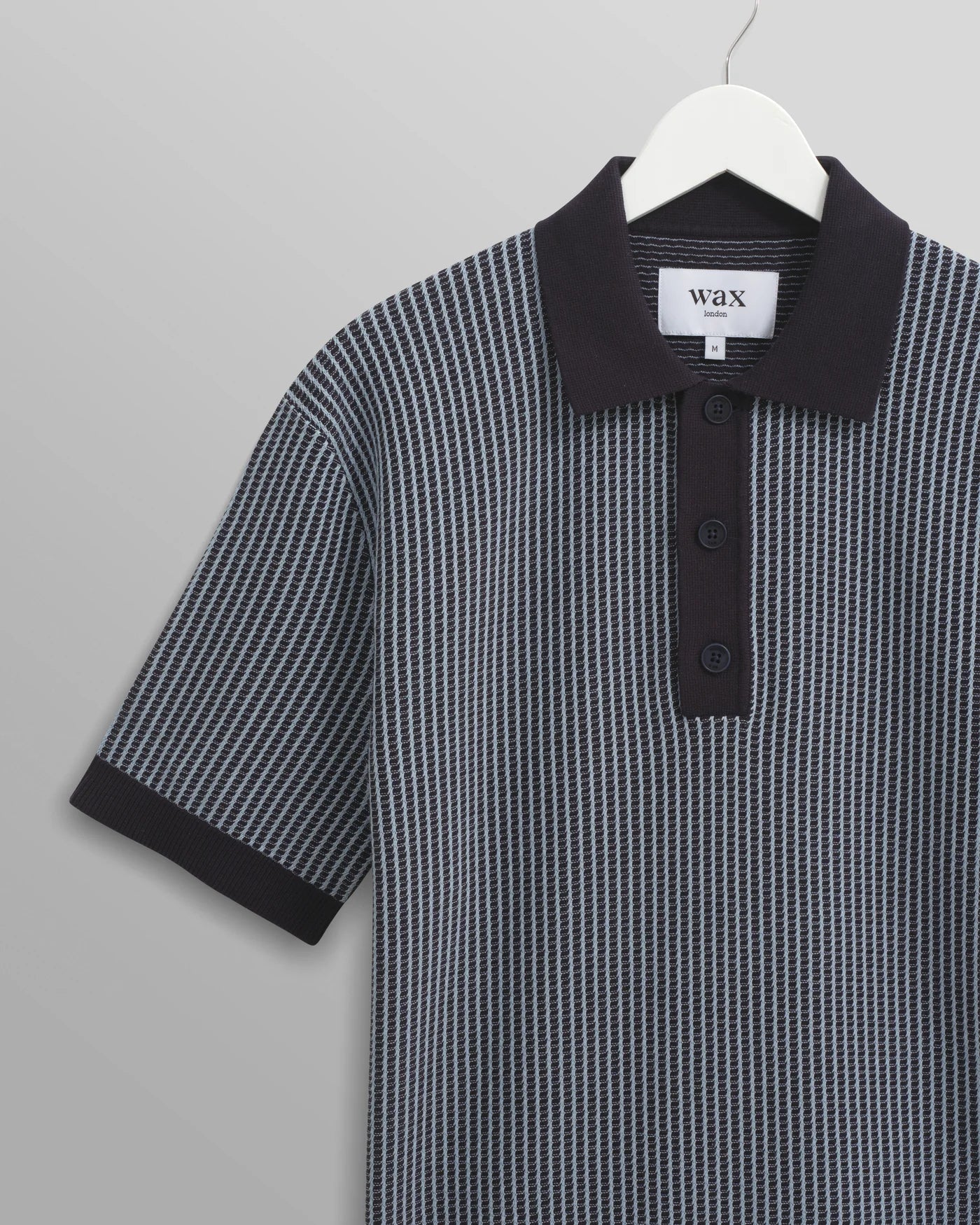 Turiin Polo - Navy Ladder Stripe