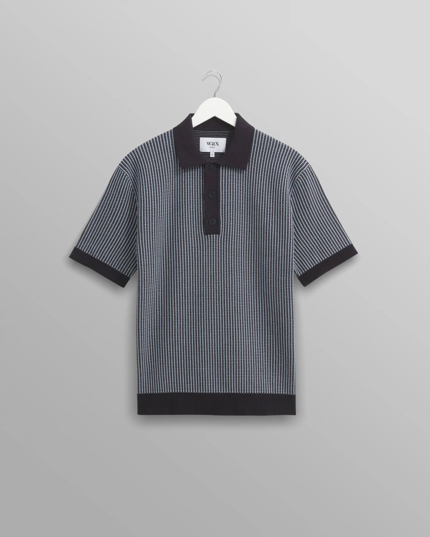 Turiin Polo - Navy Ladder Stripe