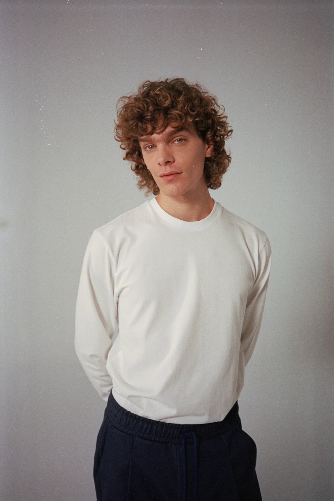 Basic Long Sleeve Tee - White