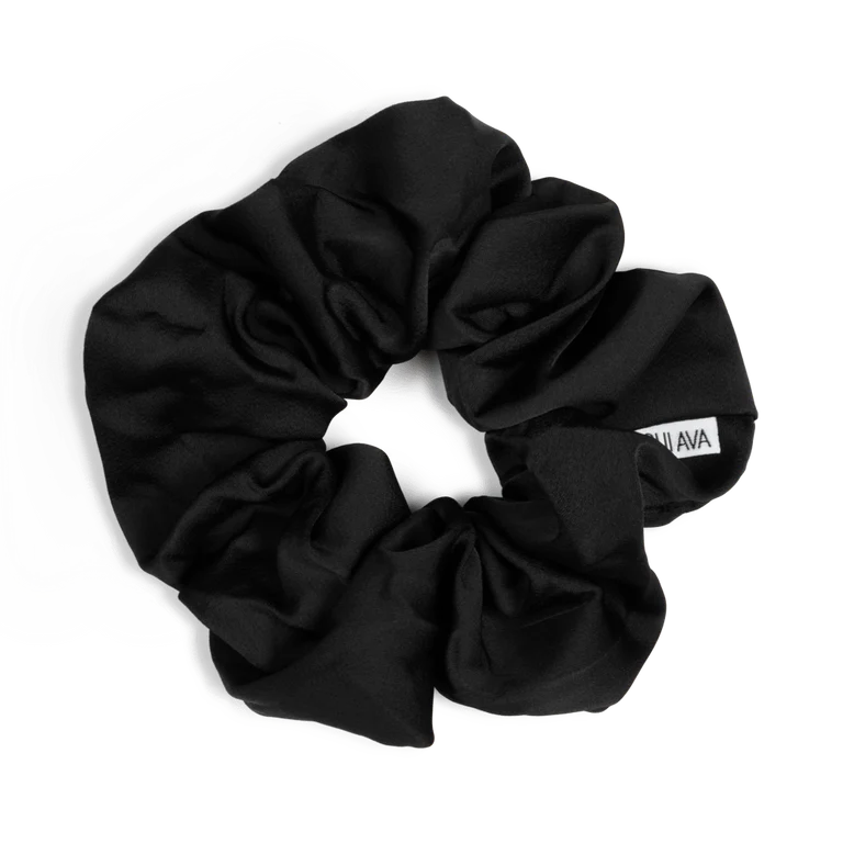 Moon Dust Scrunchie - Obsidian/Black