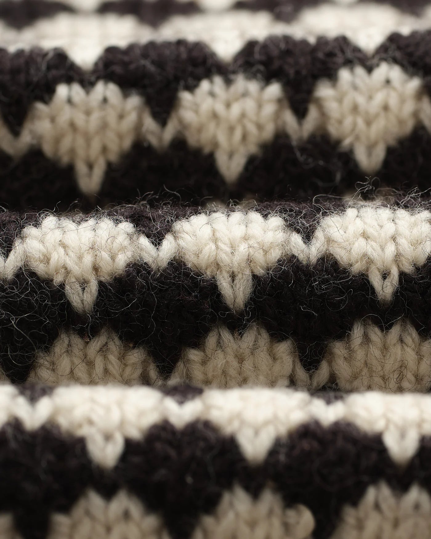 Walker Cardigan - Black And Ecru Bubble Knit Cardigan