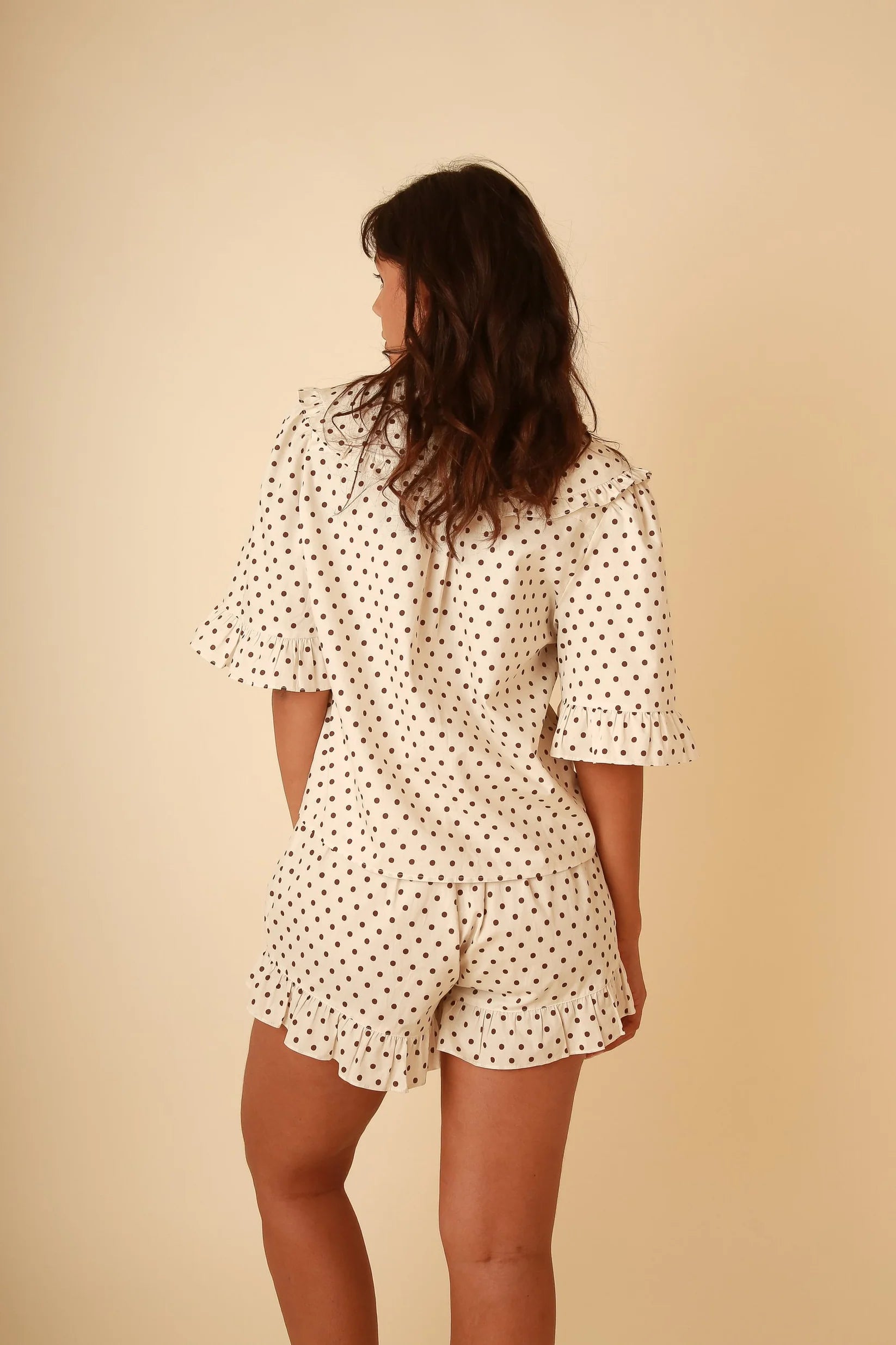 Luna Polka Dot Set - Cream