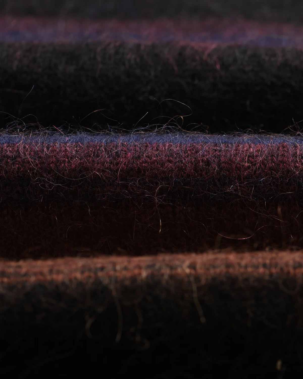 Wilde Crew Brush Stripe Jumper - Black/Dark Multi