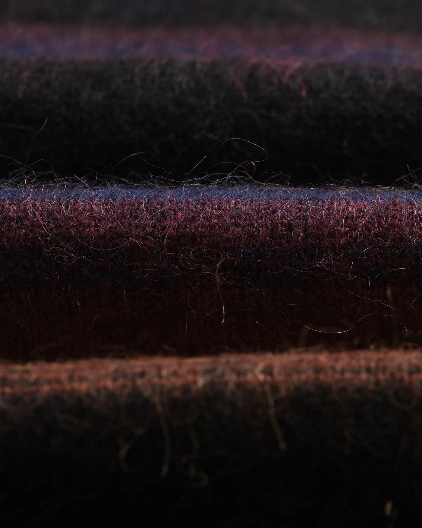 Wilde Crew Brush Stripe Jumper - Black/Dark Multi