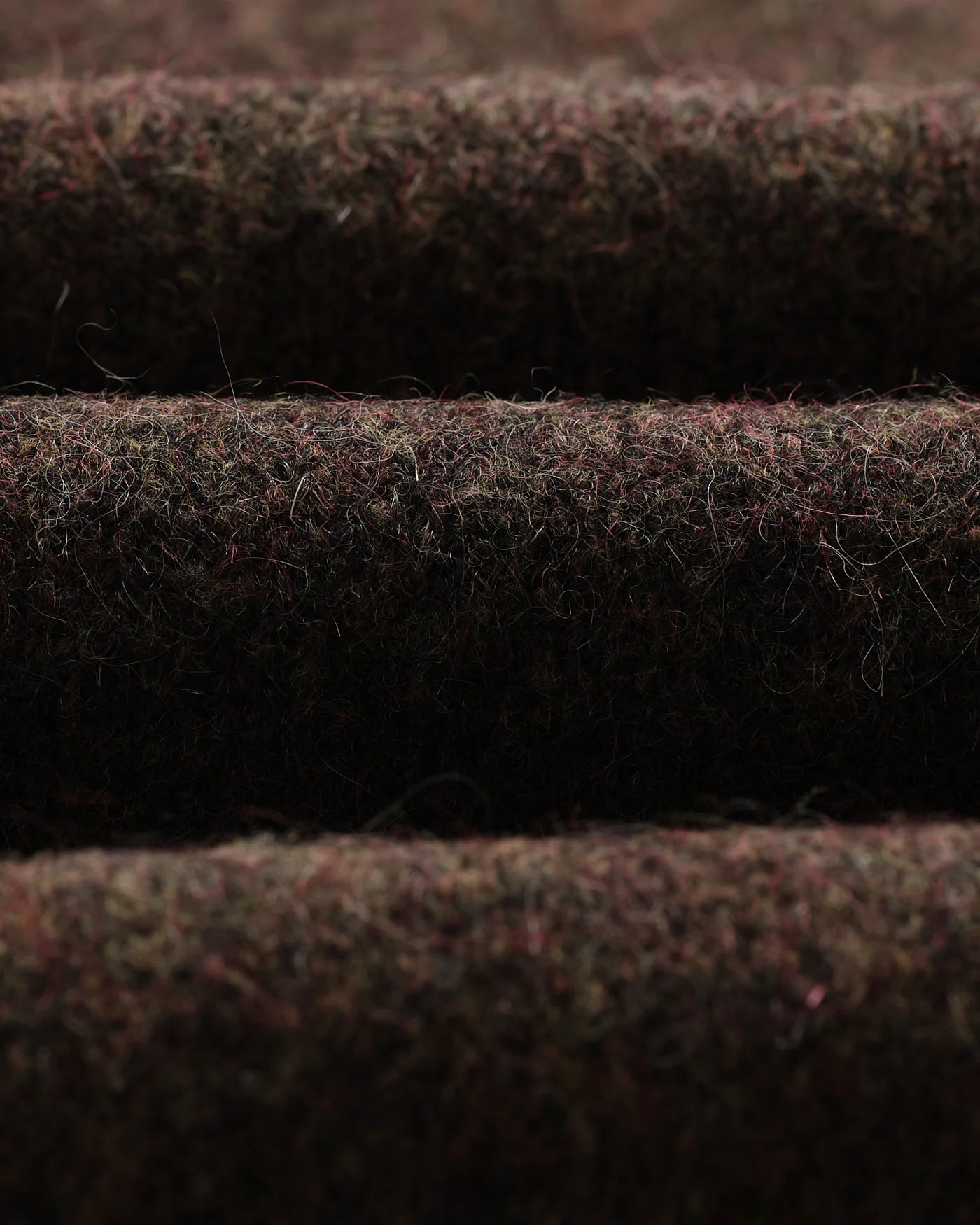 Wilde Crew Fluffy Wool Blend Jumper - Brown