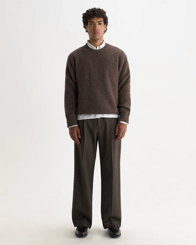 Wilde Crew Fluffy Wool Blend -  Choco Brown