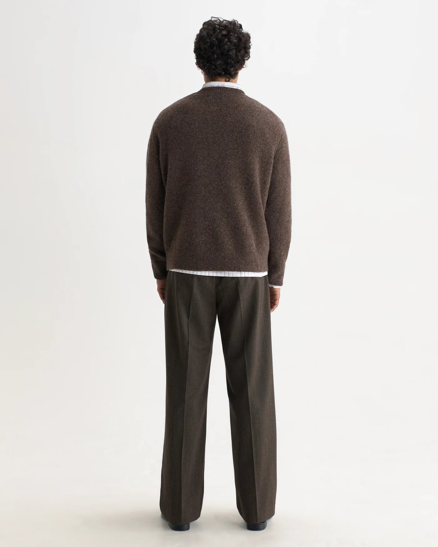 Wilde Crew Fluffy Wool Blend -  Choco Brown