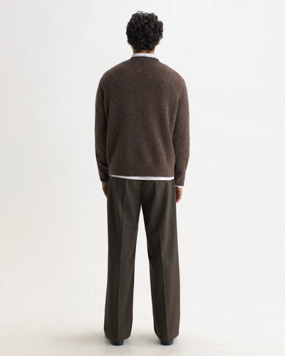 Wilde Crew Fluffy Wool Blend -  Choco Brown