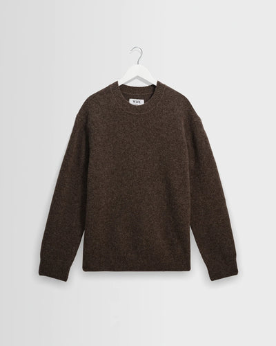 Wilde Crew Fluffy Wool Blend -  Choco Brown