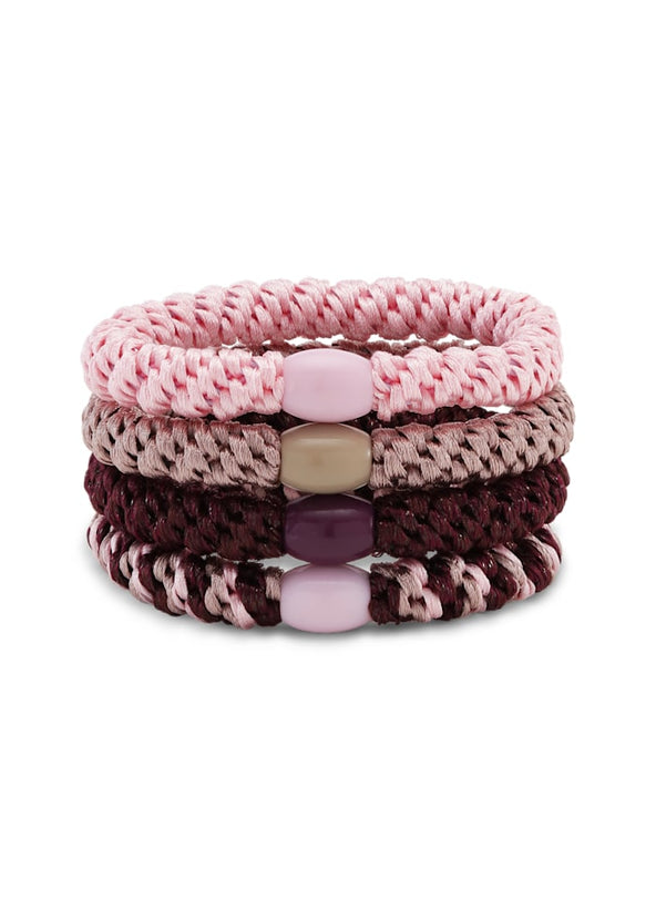 Hair Bands 4 Pack - Blush