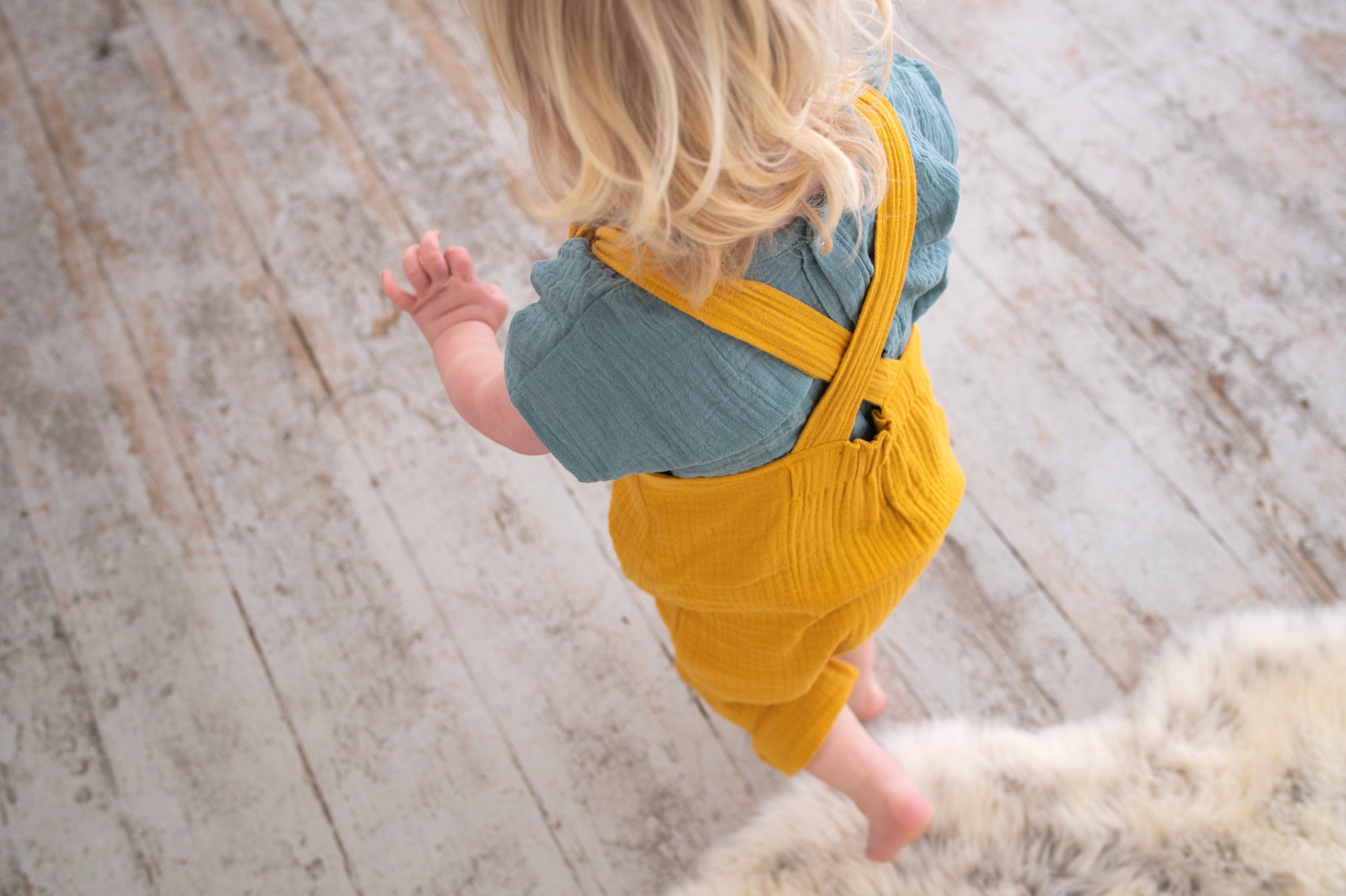 Frankie Dungarees - Mustard