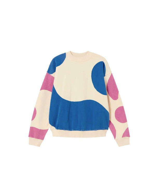 Contrast Wanda Sweatshirt - Mixed Pattern