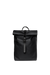 Rolltop Mini Backpack Bag - Black