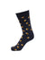 Lay Sock -Sky Captain/Yellow Spots