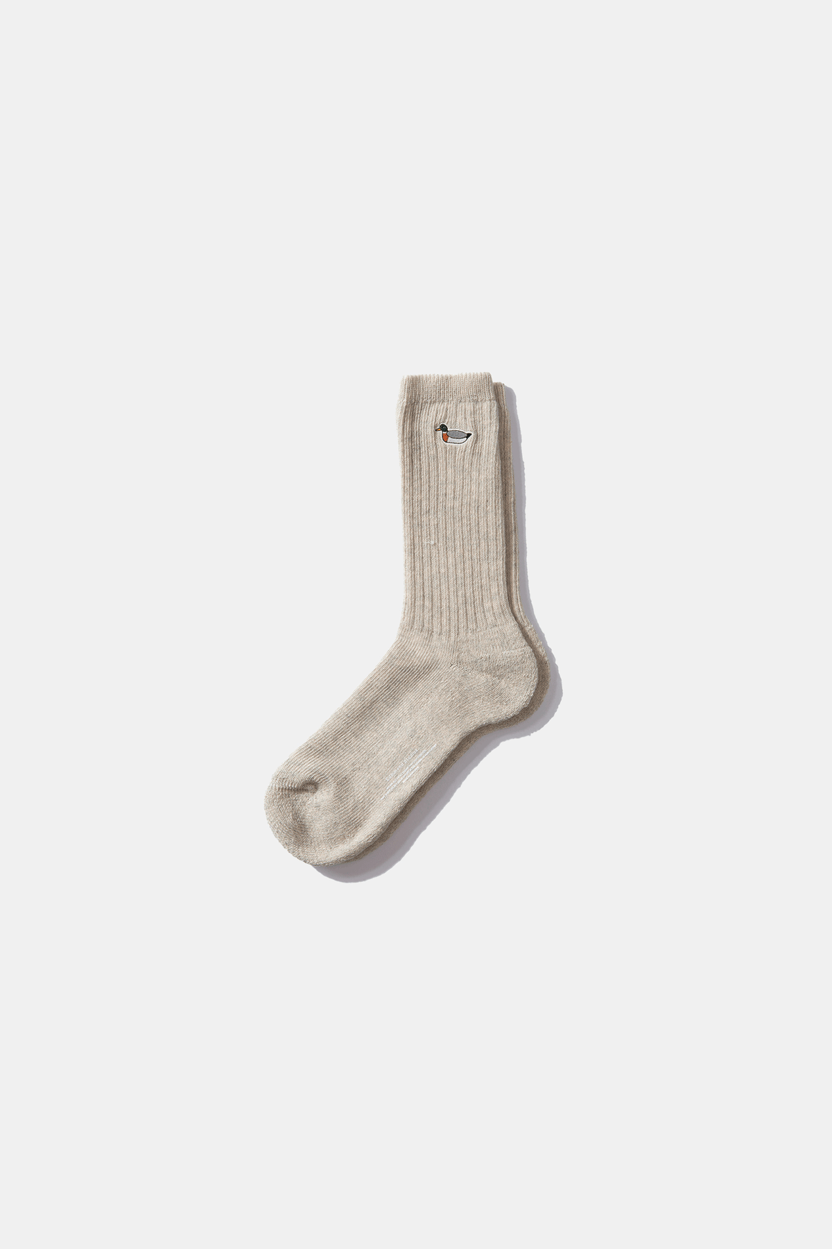 Duck Socks - Light Grey Melange