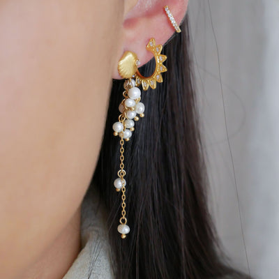 Veda Earrings - Gold