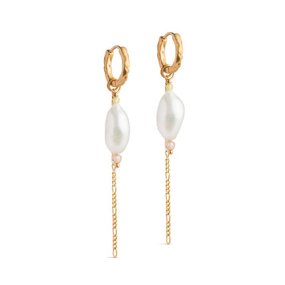 Adeline Earrings - Gold/Pearl