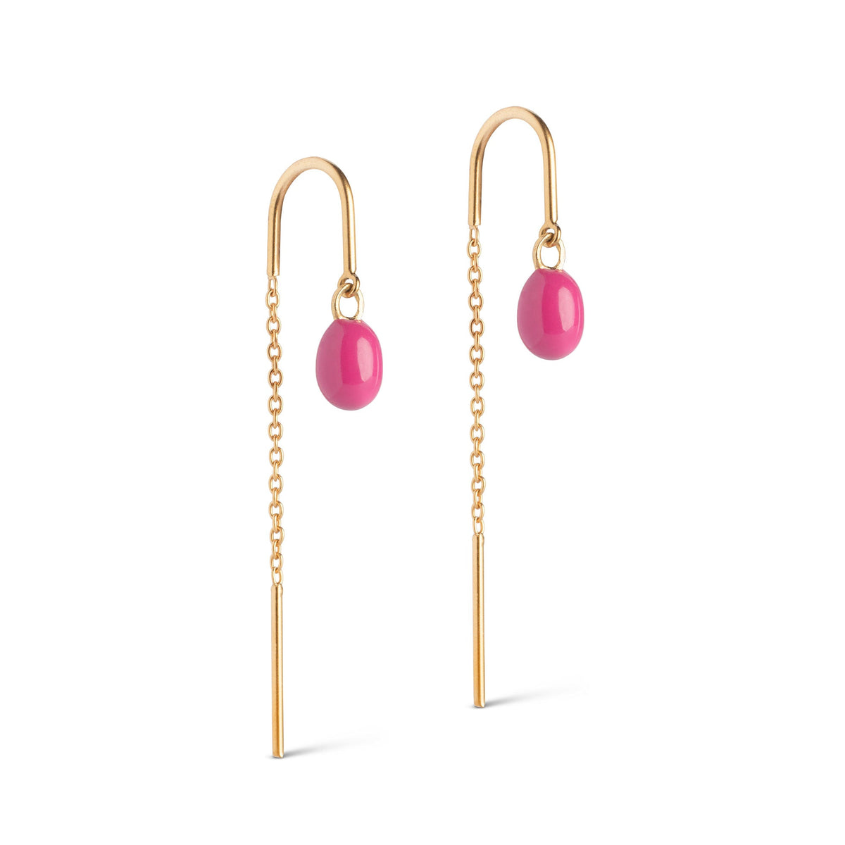 Eleanor Earrings - Fuchsia Pink