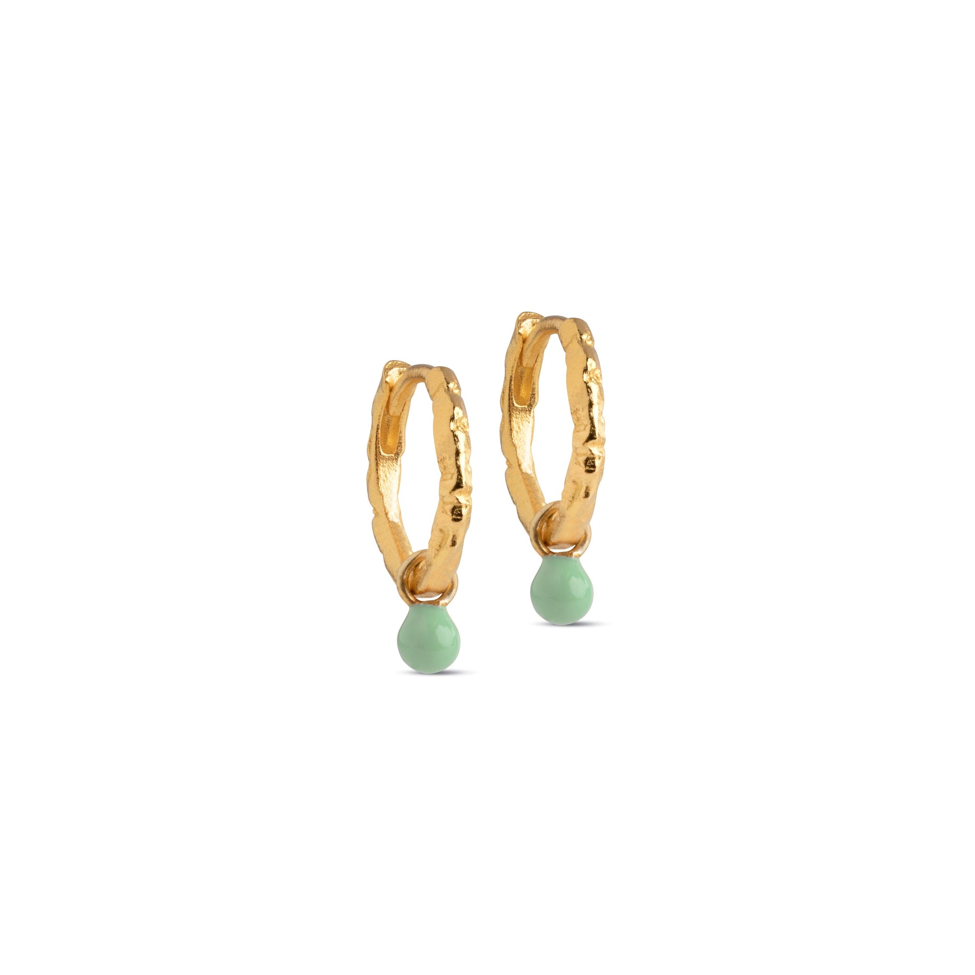 Belle Hoops - Dusty Green