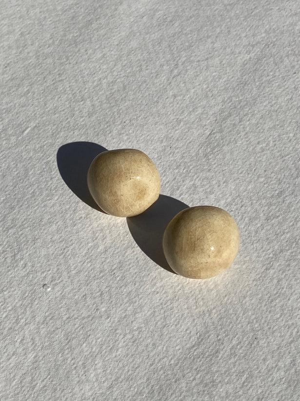 Estelar Earrings - Glossy Sand