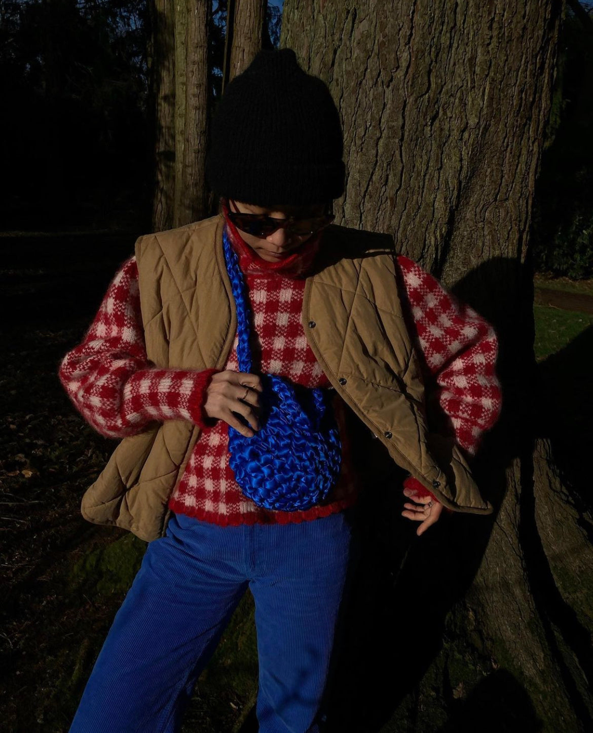 Crossbody Small Hive - Electric Blue