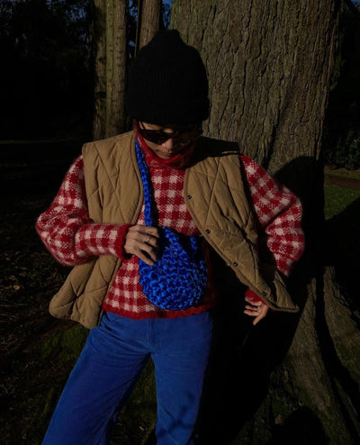 Crossbody Small Hive - Electric Blue